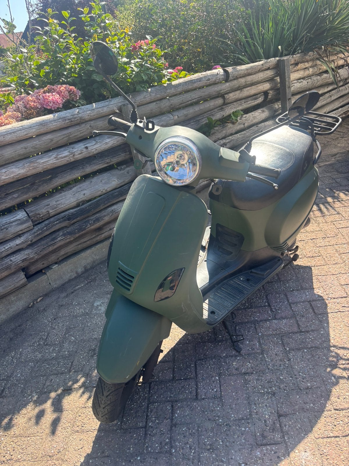Turbo scooter mat groen blauw kenteken, Ophalen, Zo goed als nieuw, Benzine, Overige merken