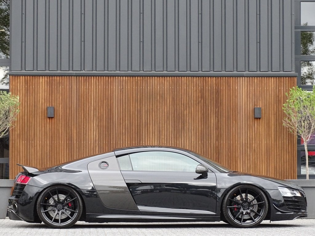 Audi R8 4.2 V8 FSI 421PK / Carbon / Liftsysteem / LED / B&O, Gebruikt, Zwart, Leder, Handgeschakeld