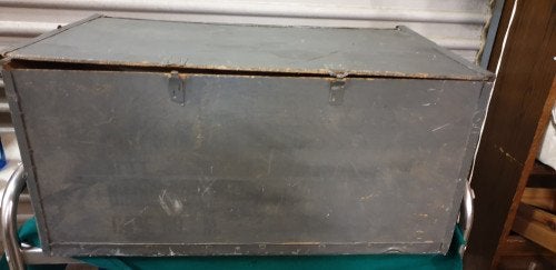 kist van hout vintage, Ophalen of Verzenden
