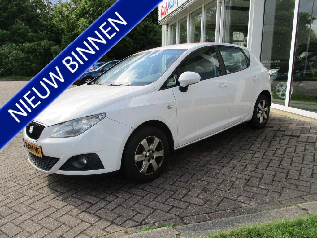 SEAT Ibiza 1.2 Stylance 5 deurs! Airco! (bj 2009), Voorwielaandrijving, Navigatiesysteem, 1198 cc, Bedrijf