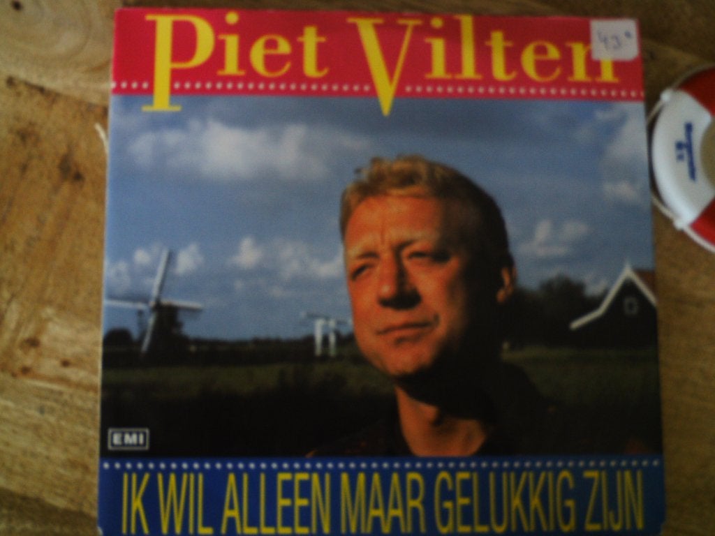 piet vilten - ik wil alleen maar gelukkig zijn 31mei, 1990 - 1999, 7 inch, Single, Ophalen of Verzenden