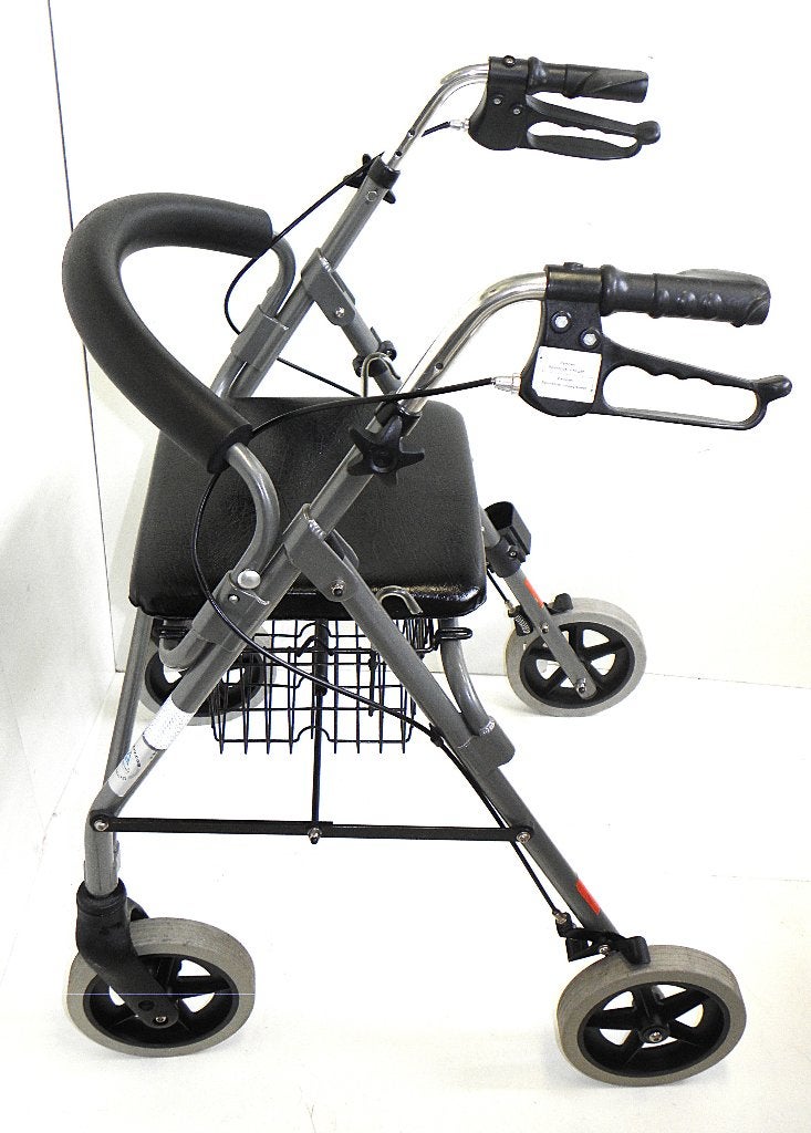 Prima lichtgewicht Aluminium rollator met mandje, Diversen, Ophalen, Lichtgewicht, Zo goed als nieuw