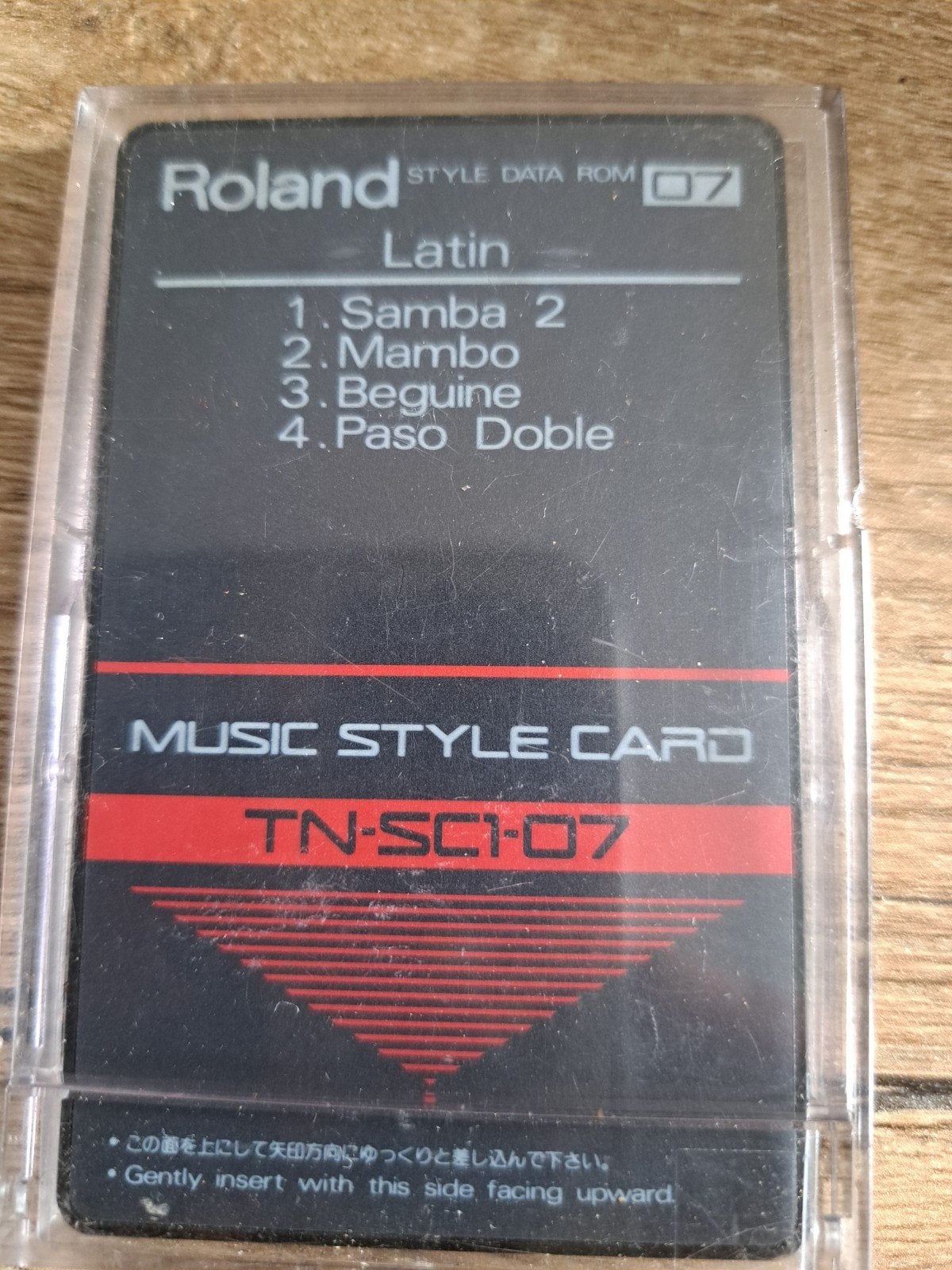 style card  tn_sc1_07 roland, Muziek en Instrumenten, Ophalen of Verzenden, Zo goed als nieuw, Overige aantallen, Roland