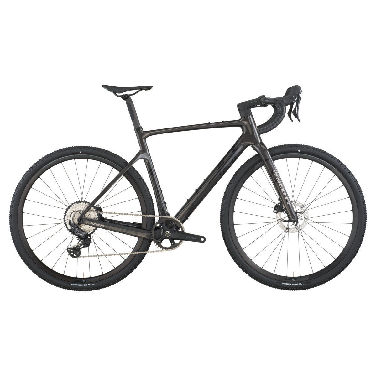 SCOTT Addict Gravel 30 Carbon Black XL 58cm XL, Fietsen en Brommers, 28 inch, Carbon, 10 tot 15 versnellingen, -