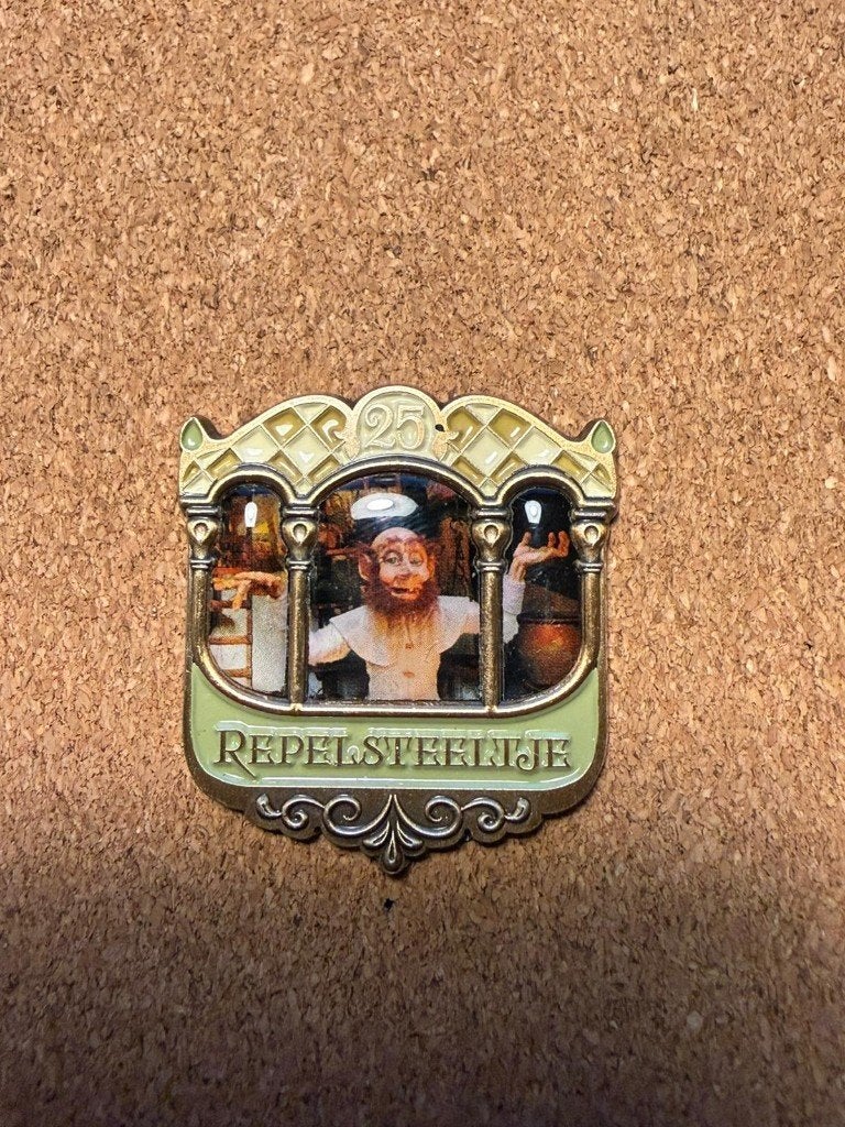Efteling Pin | 25 jaar Repelsteeltje | EPP 457, Verzamelen, Efteling, Verzenden, Nieuw, Button of Speldje