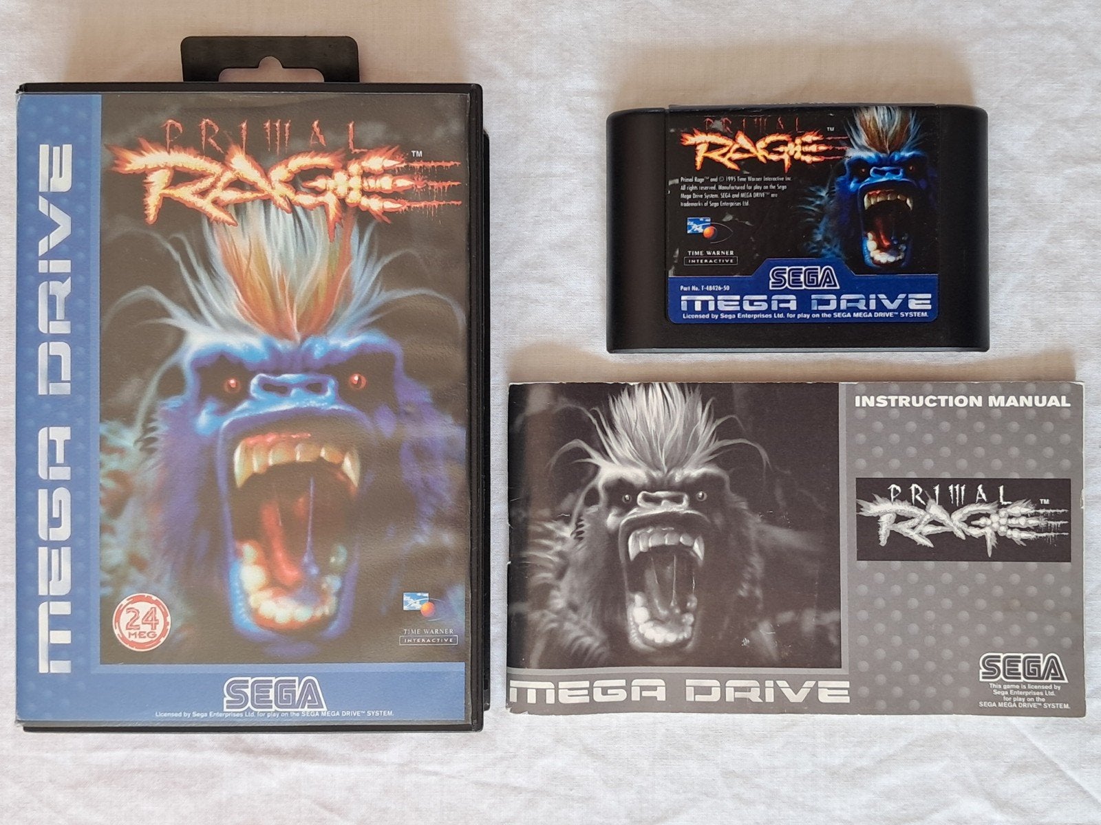 Primal Rage - SEGA Mega Drive, Gebruikt, Vechten, 2 spelers, Eén computer