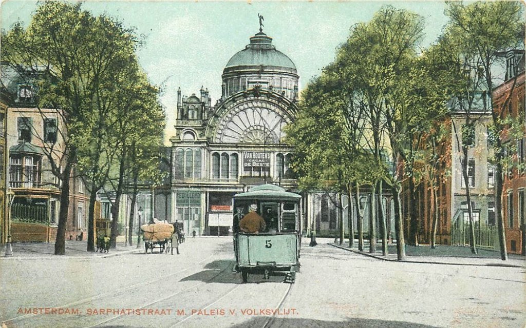 378-388-001 Amsterdam Sarphatistraat, Verzamelen, Ansichtkaarten | Nederland, Verzenden, Voor 1920, Noord-Holland