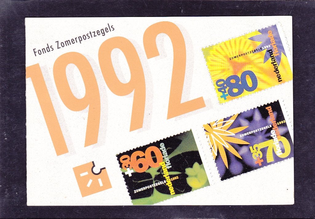 Bedankkaart Fonds Zomerzegels 1992 (347), Postzegels en Munten, Verzenden