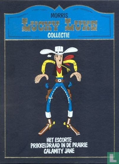 Het escorte + Prikkeldraad in de prairie + Calamity Jane, Eén stripboek, Ophalen of Verzenden, Zo goed als nieuw, Morris