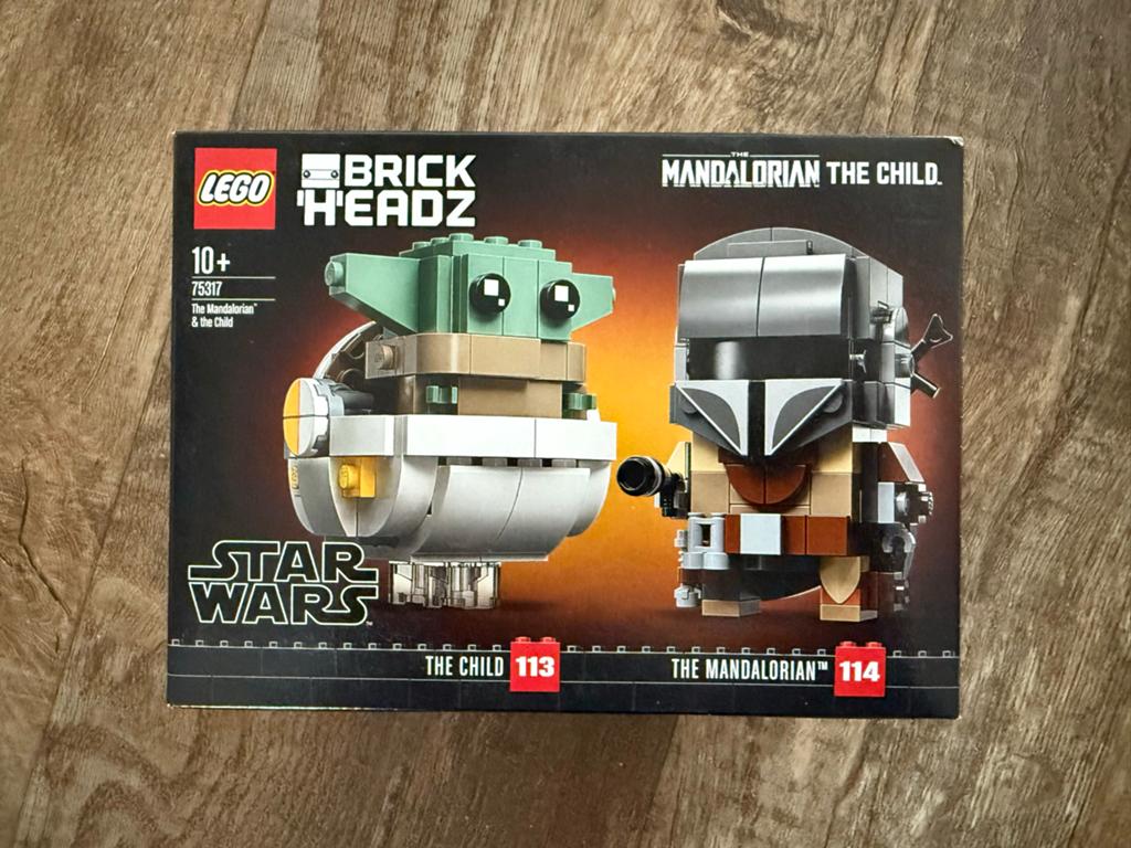 Lego BrickHeadz The Mandalorian & The Child 75317, Star Wars, Lego, Nieuw, Ophalen of Verzenden