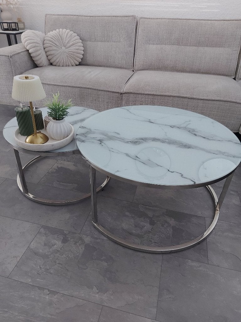 Salontafel €150, Huis en Inrichting, Tafels | Salontafels, Ophalen, 50 tot 100 cm, Rond, 50 tot 100 cm