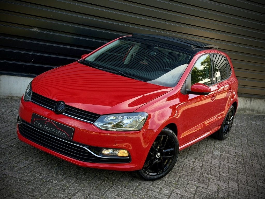 Volkswagen Polo 1.2 TSI Highline PANO|STOELVERW|PDC|CLIMA|CR, Auto's, Keurmerk '100% Onderhouden', Stof, Gebruikt, 4 cilinders