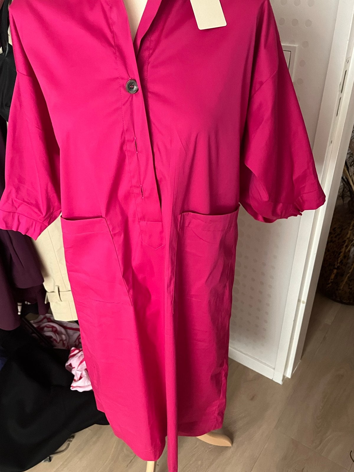 TOUPY Fuchsia Roze Jurk Maat M - Nieuw met kaartje, Kleding | Dames, Maat 38/40 (M), Nieuw, Ophalen of Verzenden, Roze