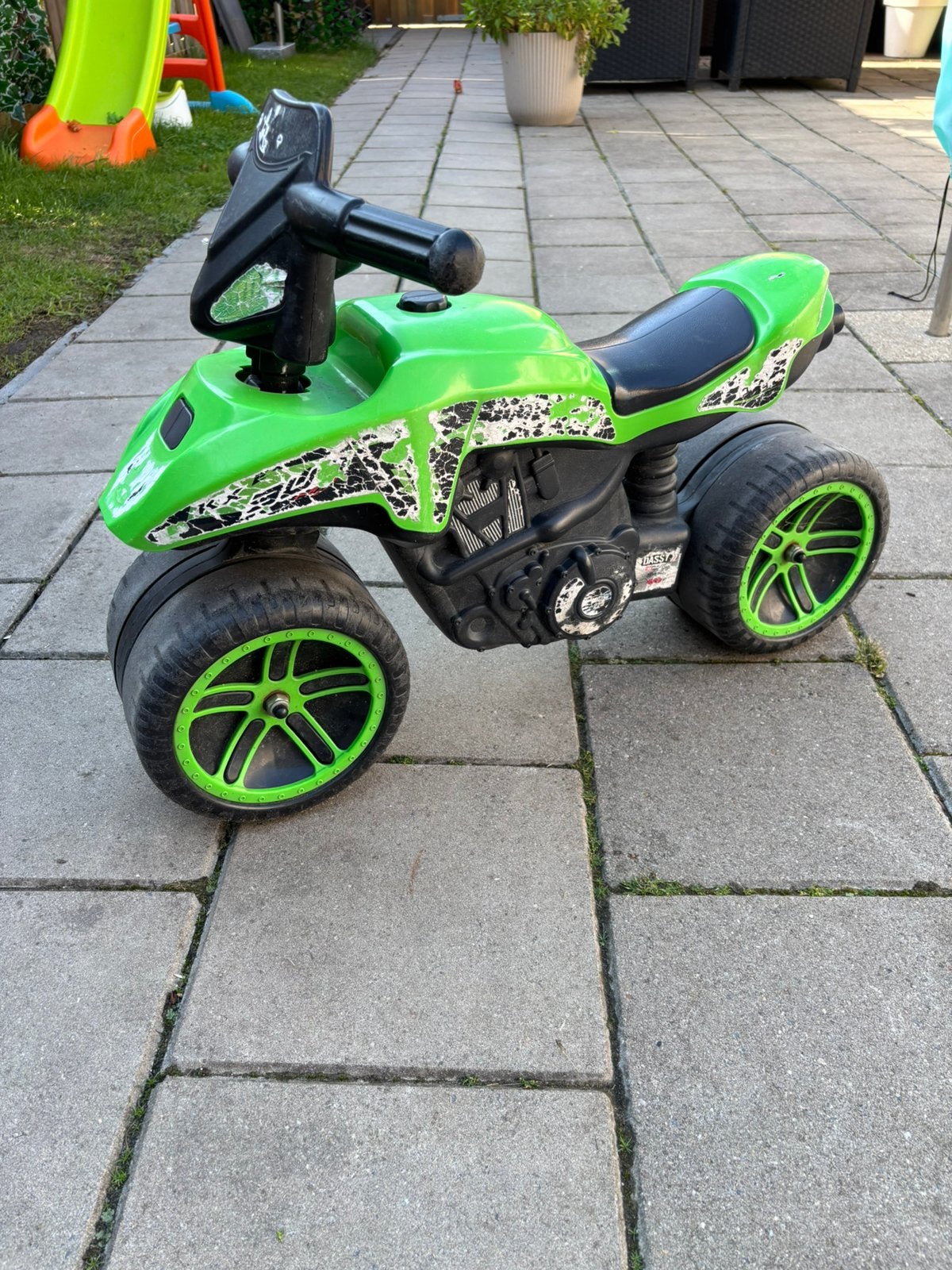 Groene Sportmotor Loopfiets (2-4 jaar), Ophalen of Verzenden, Gebruikt, Overige merken