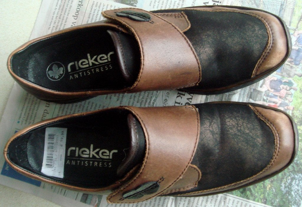 antistress Rieker schoenen stretch + klittenband € 9,50, Schoenen met lage hakken, Overige kleuren, Ophalen of Verzenden, Gedragen