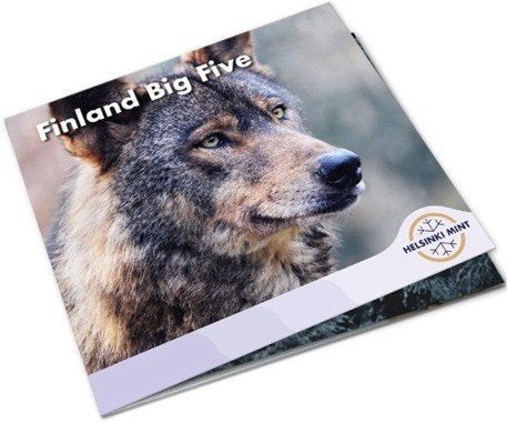 BU set Finland 2026 "World Monye Fair" Big Five de Wolf"., Ophalen of Verzenden, Finland, Overige waardes