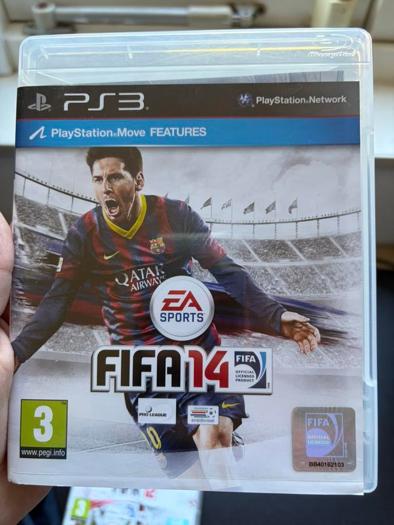Ps3 Fifa 09 - fifa 14 - fifa 15 - fifa 12 - en een ps3camera, Eén computer, Ophalen of Verzenden, Zo goed als nieuw, Sport