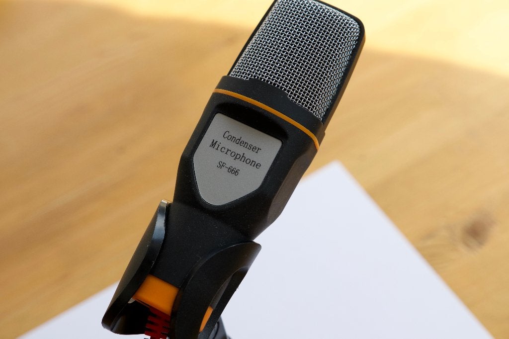 Condensator microfoon, Ophalen of Verzenden, Zo goed als nieuw, Overige typen