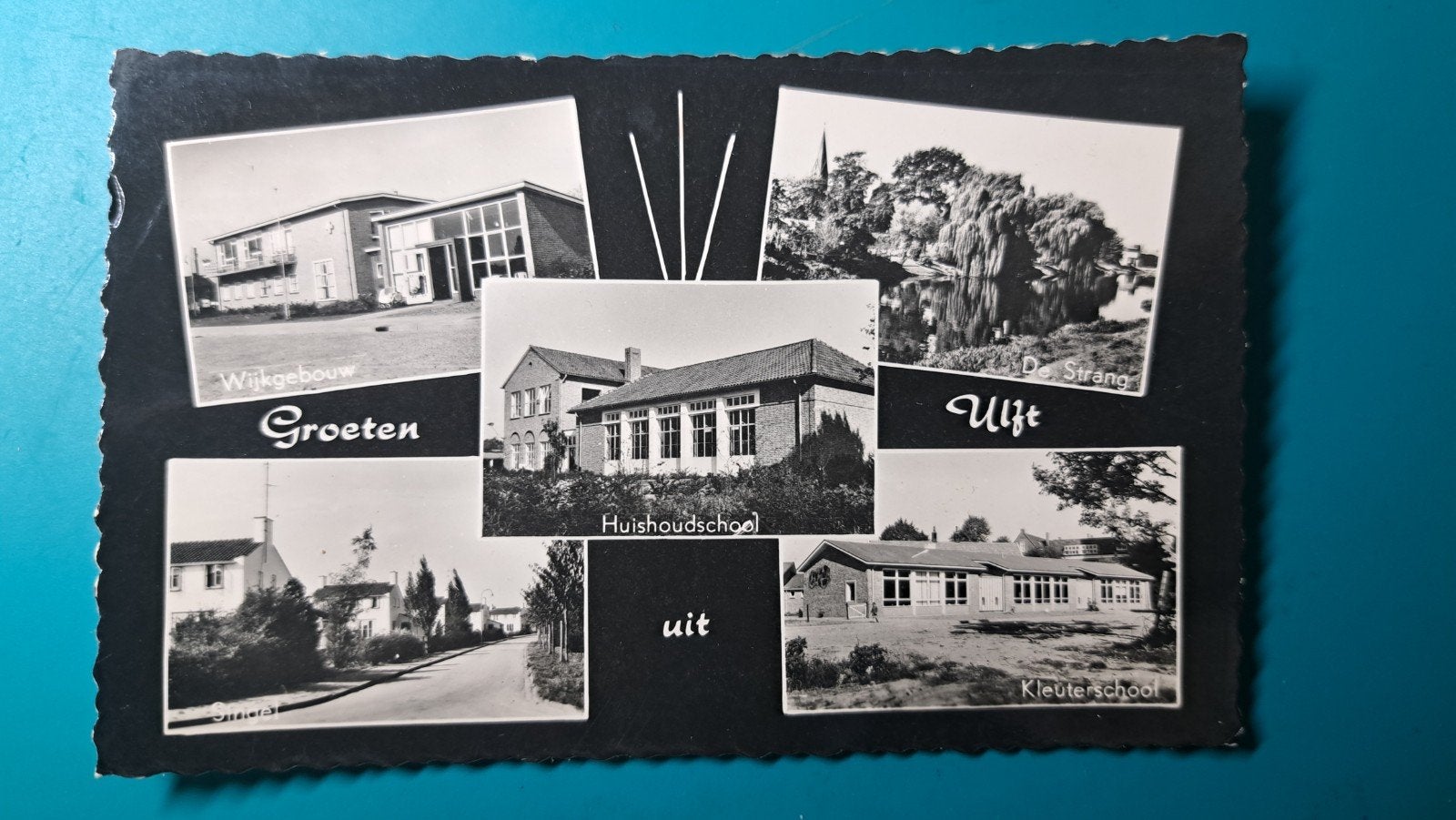 Ulft groeten vijfluik 1961, Ophalen of Verzenden, 1960 tot 1980, Gelopen, Gelderland