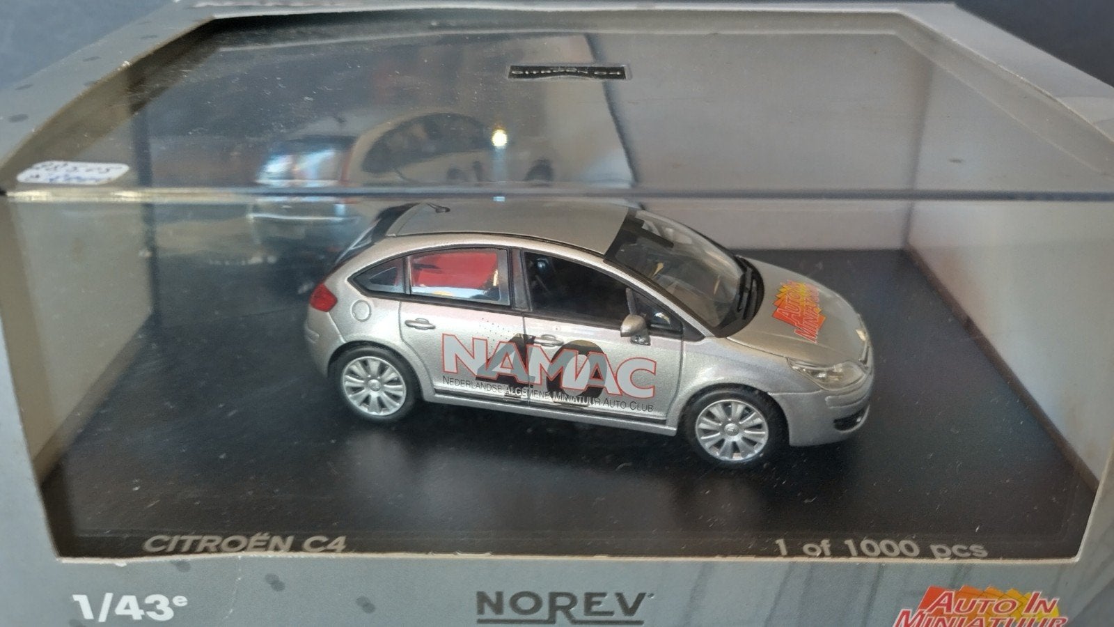 Citroen C4 Namac 1:43 Norev Pol, Hobby en Vrije tijd, Modelauto's | 1:43, Auto, Verzenden, ., Nieuw