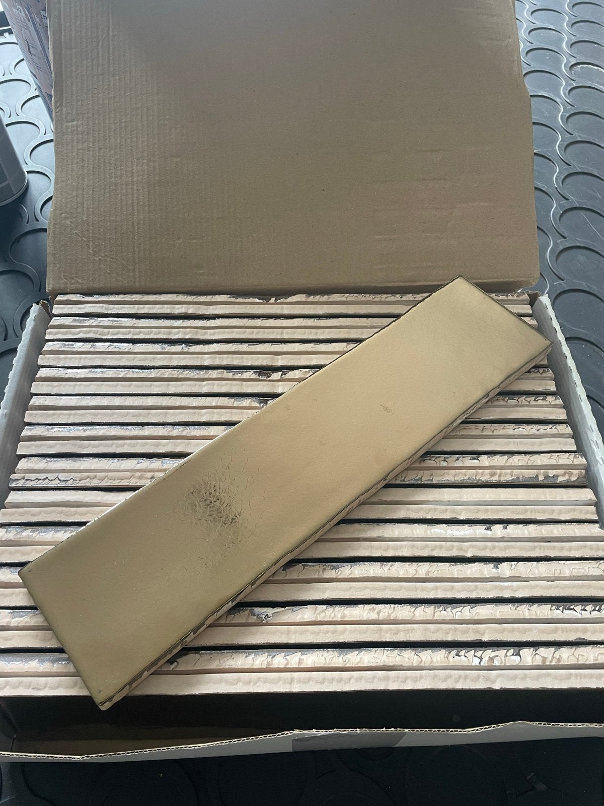 Oud Hollandse witjes goud - By Goof wandtegels 7.5x30, Ophalen, Nieuw, Minder dan 20 cm, 20 tot 40 cm