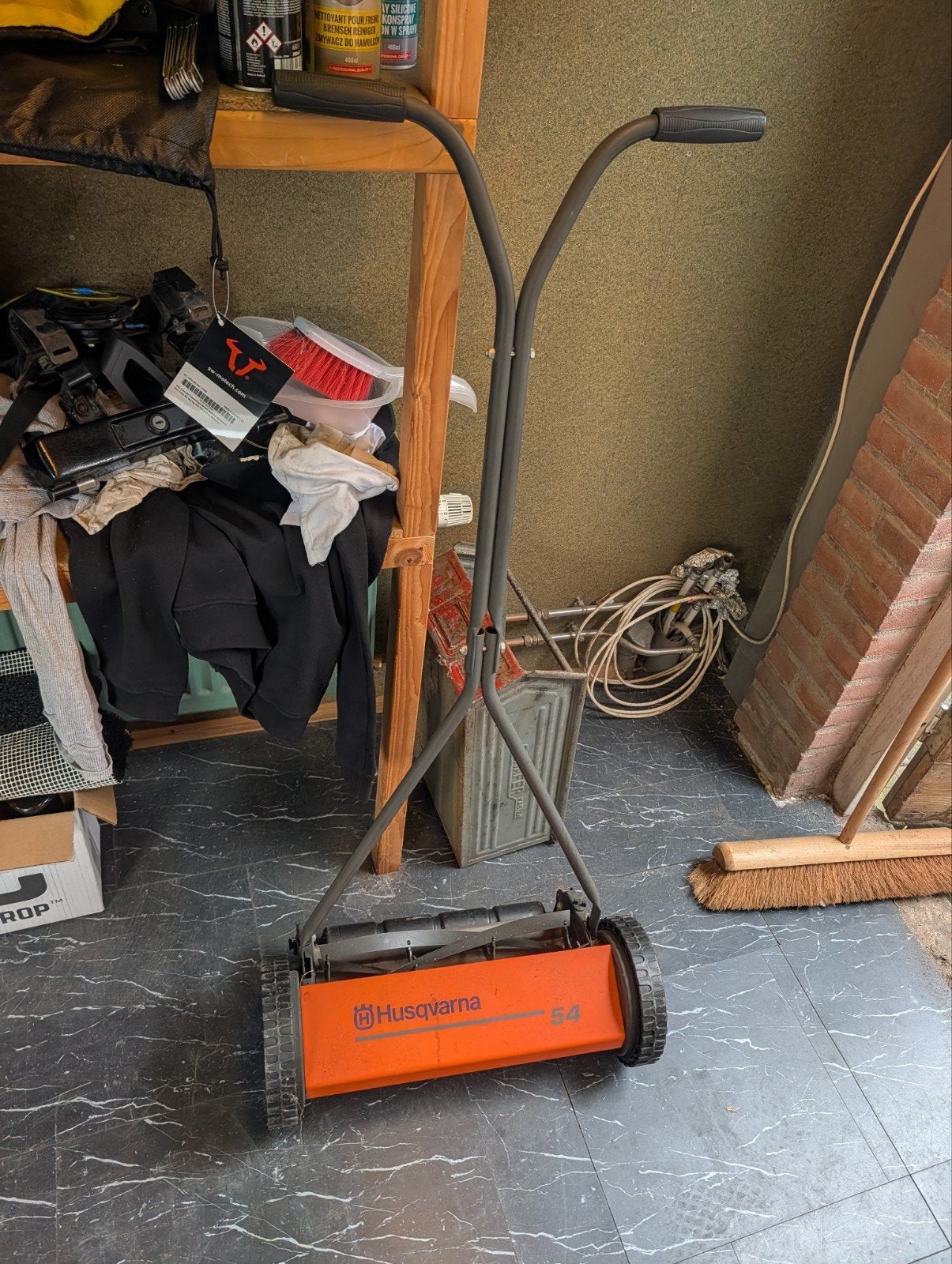 Husqvarna 54 kooimaaier, Kooimesmaaier, Ophalen, Gebruikt