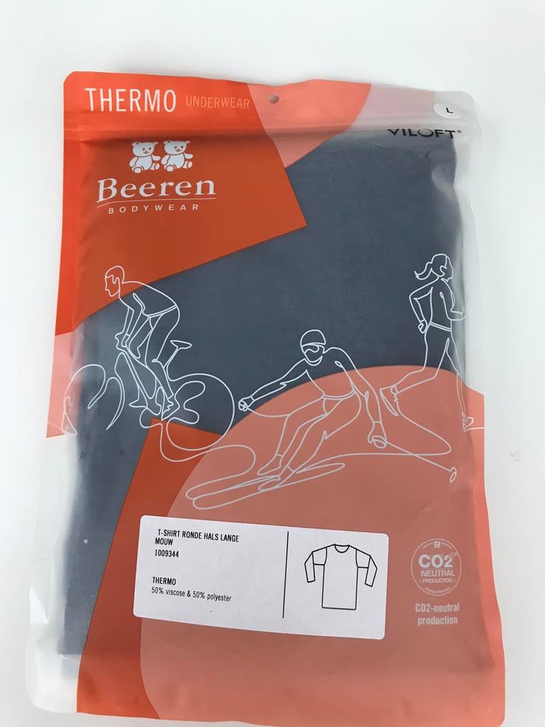Beeren Thermo shirt Large nieuw ongeopend ongebruikt, Kleding | Heren, Ondergoed, Ophalen, Wit