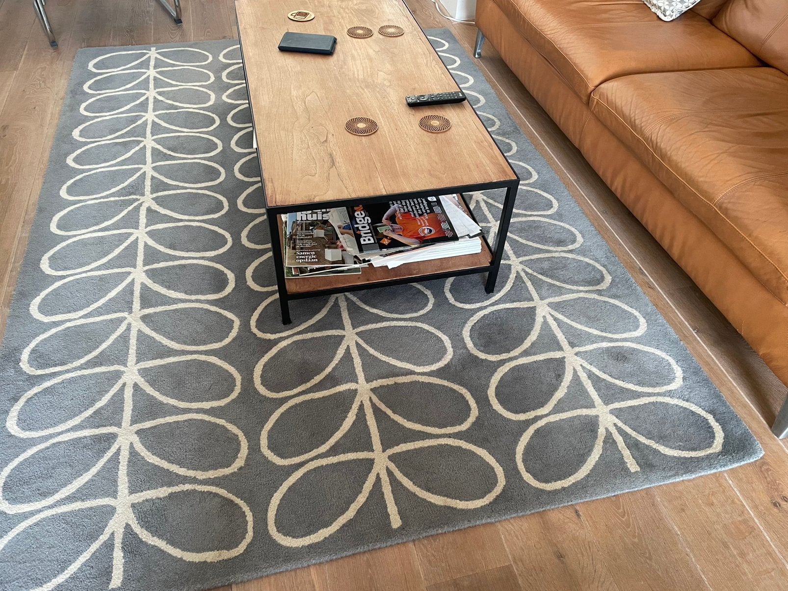 Hand tufted wollen vloerkleed 170x240, Ophalen, Gebruikt, Rechthoekig, 200 cm of meer