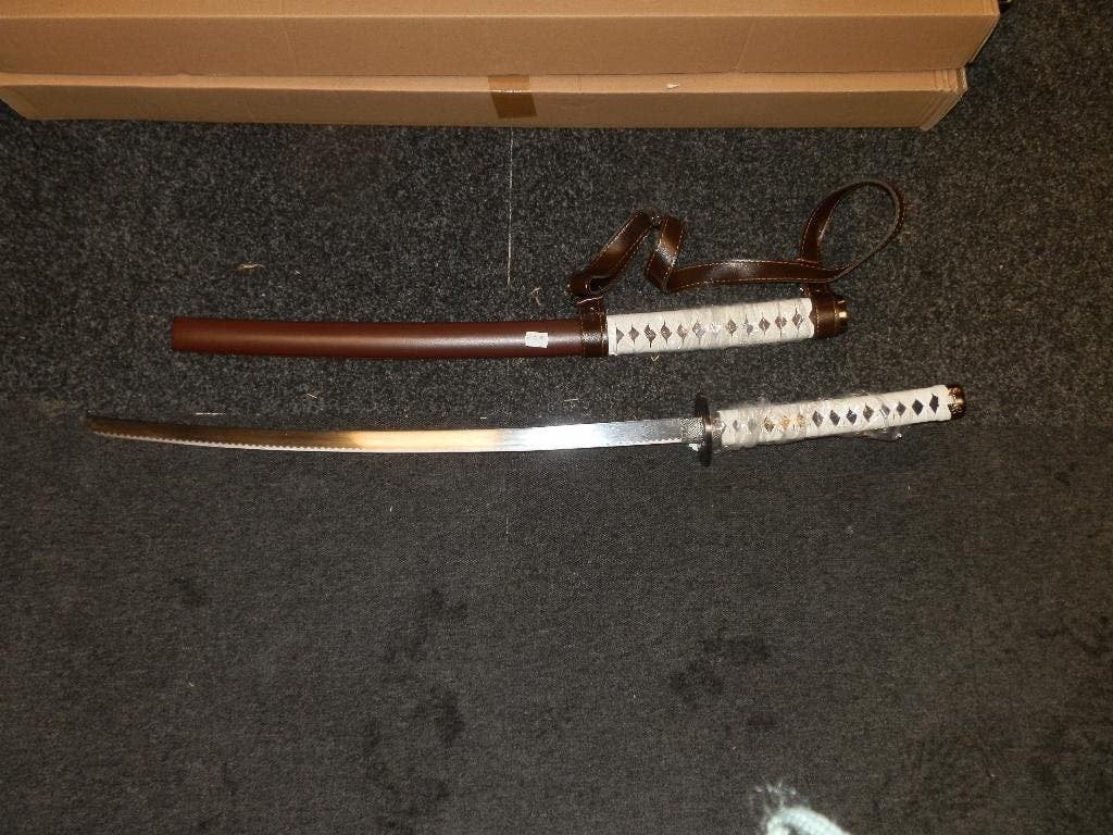Katana sword of michonne kill bill display, Ophalen of Verzenden, Overige soorten, Overige gebieden, Zwaard of Sabel