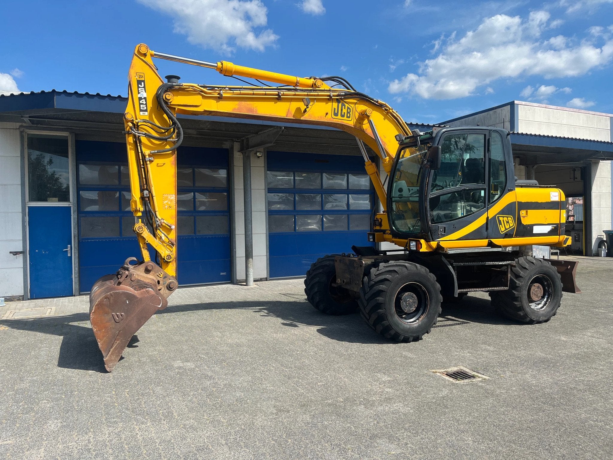JCB JS145W Mobiele kraan / Graafmachine / Excavator, JCB, Nvt, NL, Graafmachine
