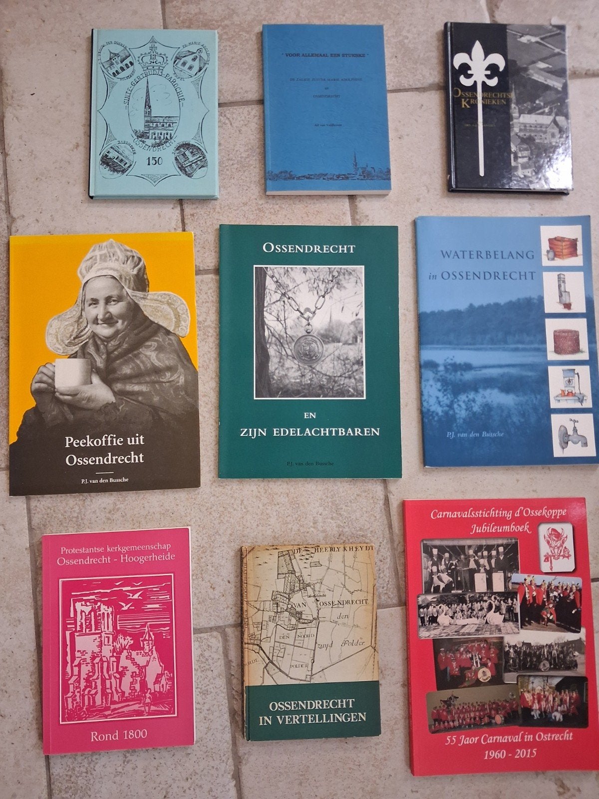 Collectie boeken over Ossendrecht en omgeving, Ophalen of Verzenden, 20e eeuw of later, Gelezen, Diverse auteurs, waaronder P.J. van den Bussche