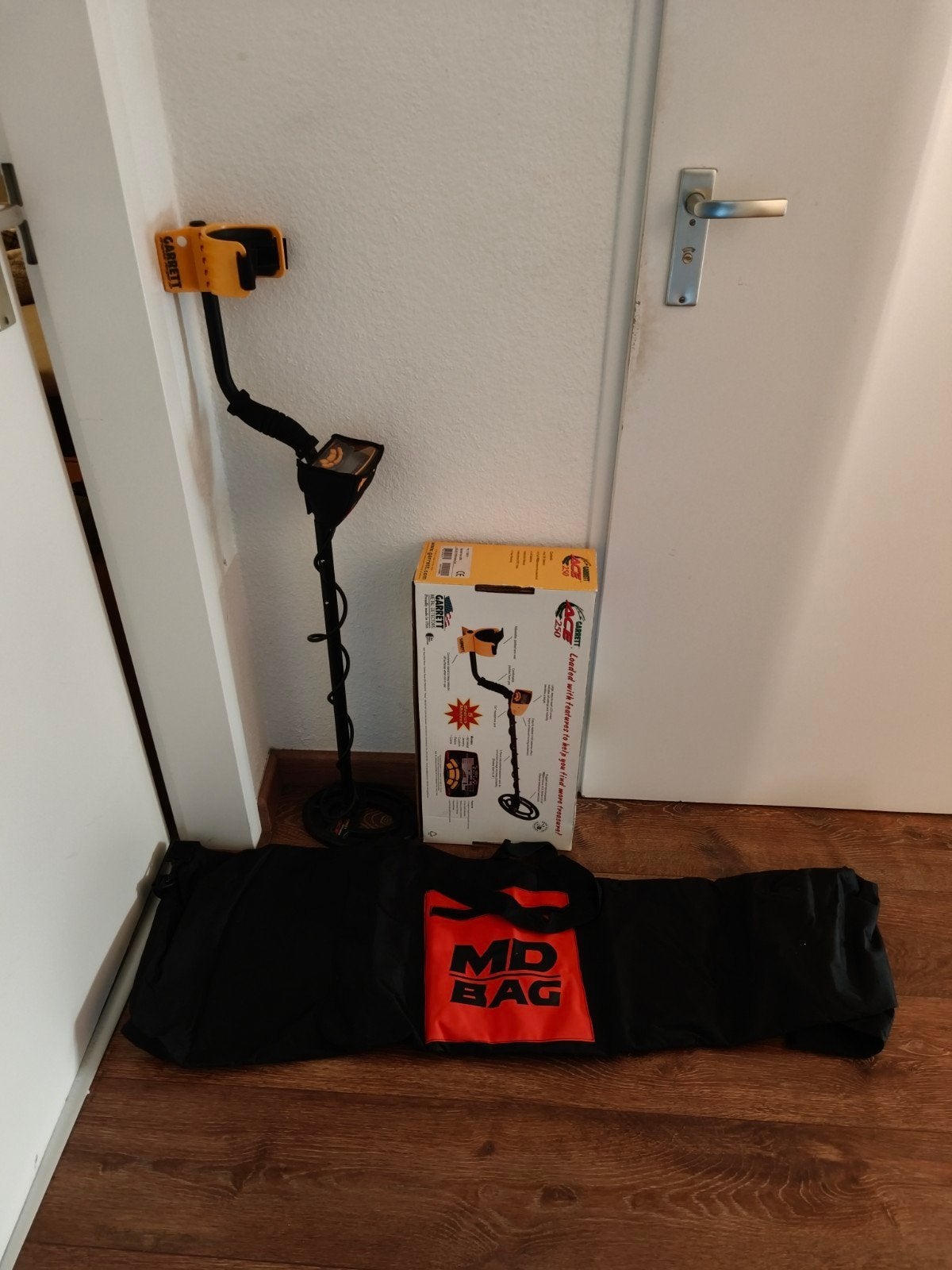 Garrett ACE 250 Metaaldetector met MD Bag