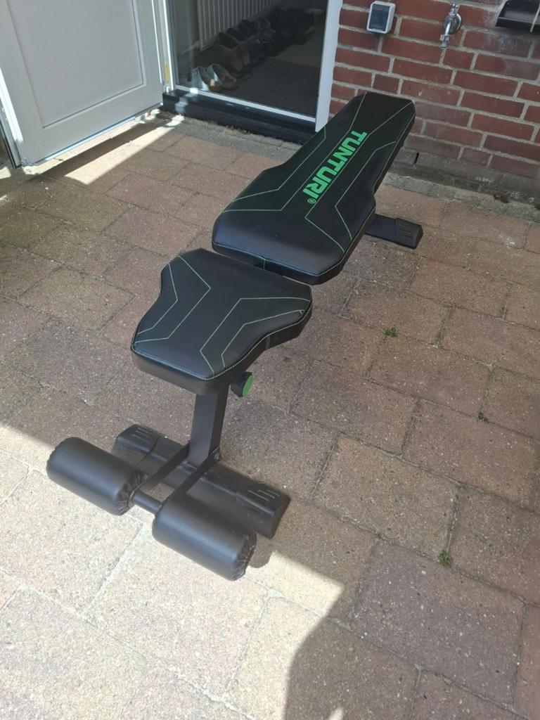 Tunturi Fitnessbank - Verstelbaar & Compact, Ophalen, Zo goed als nieuw, Buik, Fitnessbank