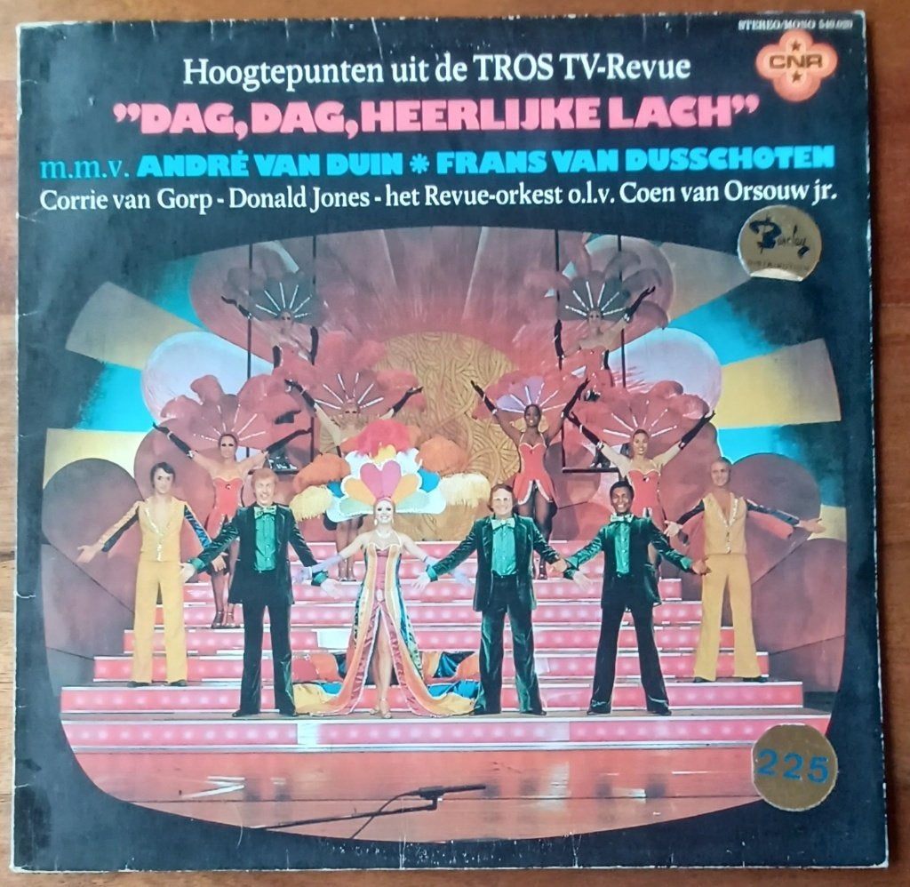 LP// Revue met André Van Duin, Corrie Van Gorp// 1975 //, Verzenden, Gebruikt, Overige formaten, Levenslied of Smartlap