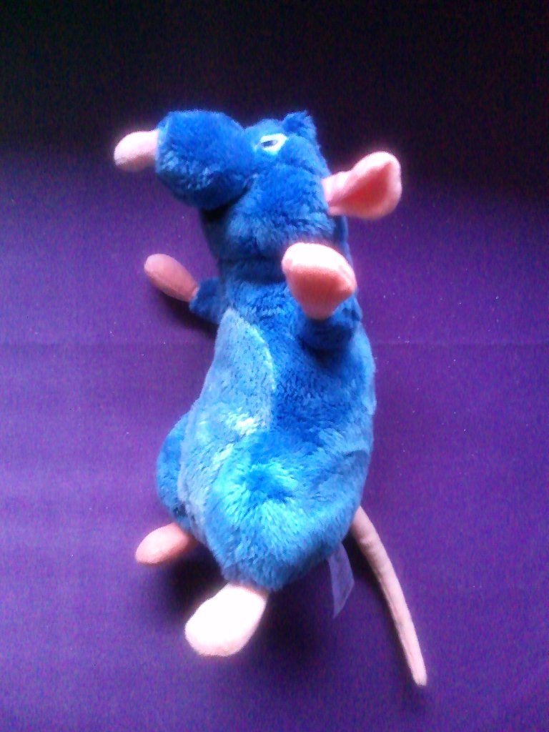 DISNEY STORE Knuffel RAT RATATOUILLE REMY. 28 CM **Nieuw**, Disney, Disney, Overige typen, Blauw