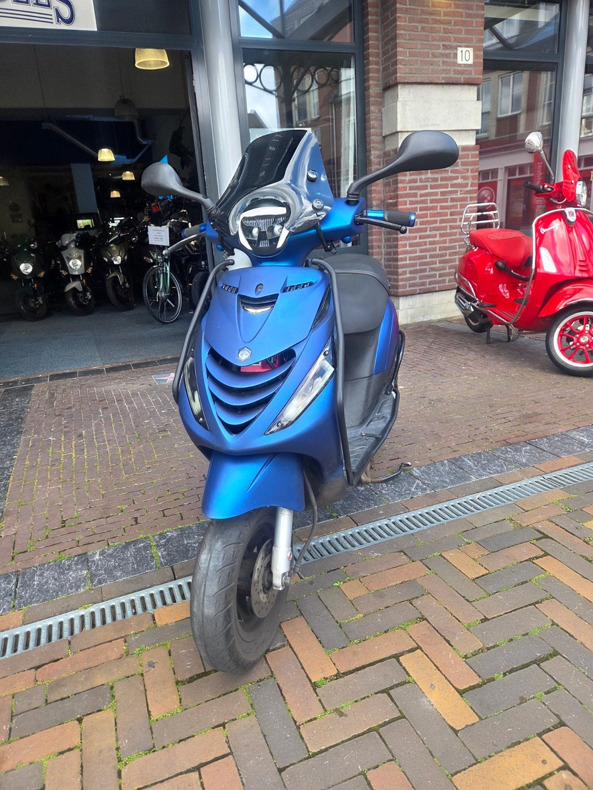 Piaggio zip 4takt 45km 2018, Fietsen en Brommers, Ophalen, Gildenplein12, Piaggio, Maximaal 45 km/u