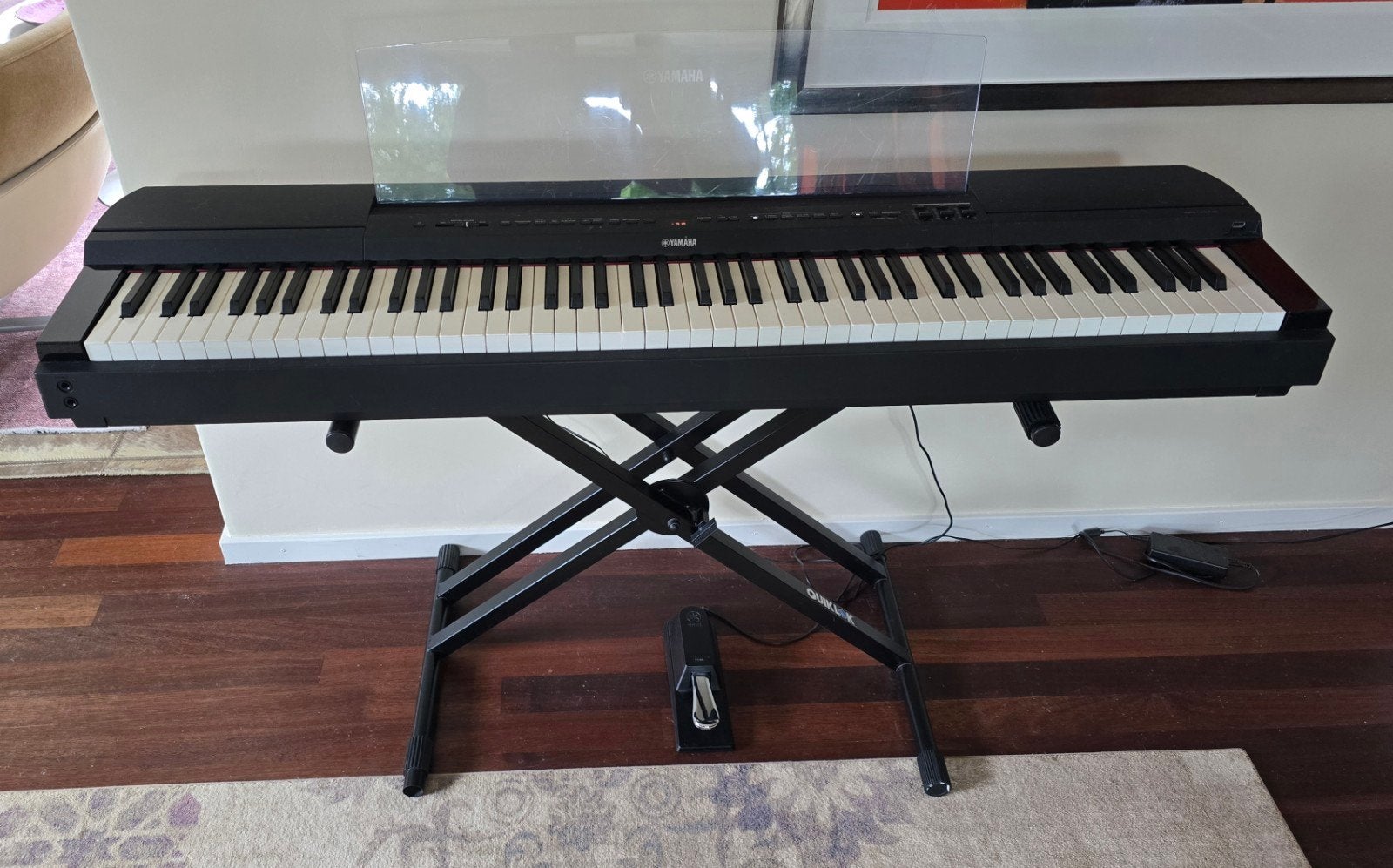 Yamaha P-255 Digitaal Piano, Ophalen, Zwart, Digitaal, Zo goed als nieuw