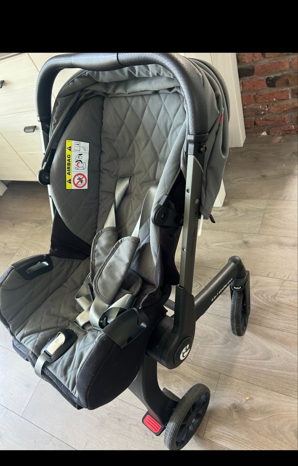 Kinderwagen 3 in 1, Zijbescherming, 0 t/m 13 kg, Ophalen, Overige merken