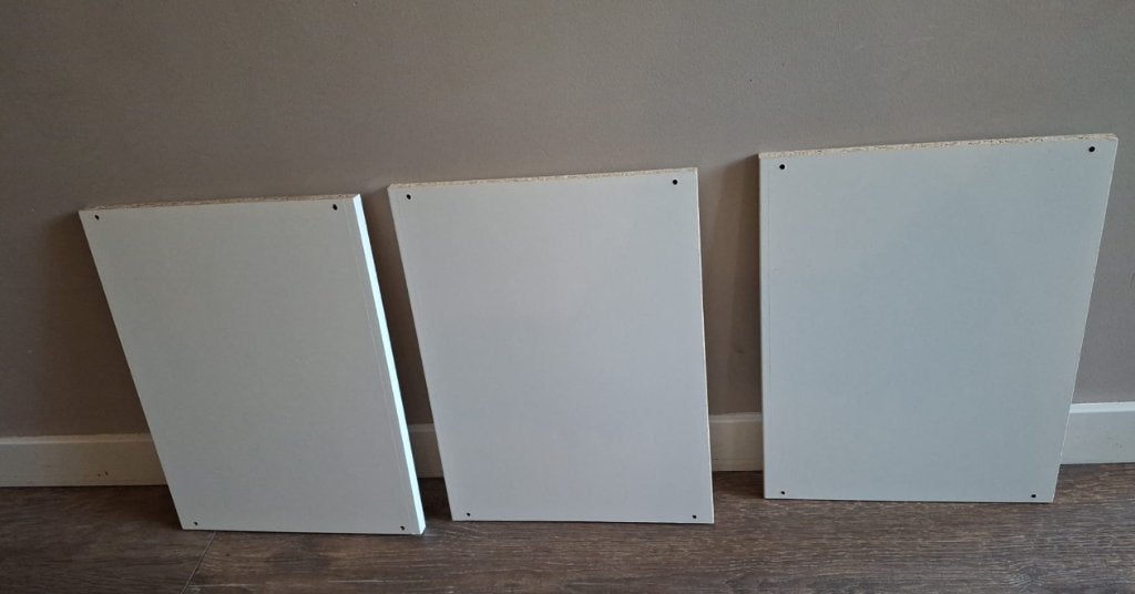 Set van 4 IKEA PAX Planken (50x35 & 75x35) + Schoenenrek, Ophalen, Minder dan 25 mm, Zo goed als nieuw, Plank