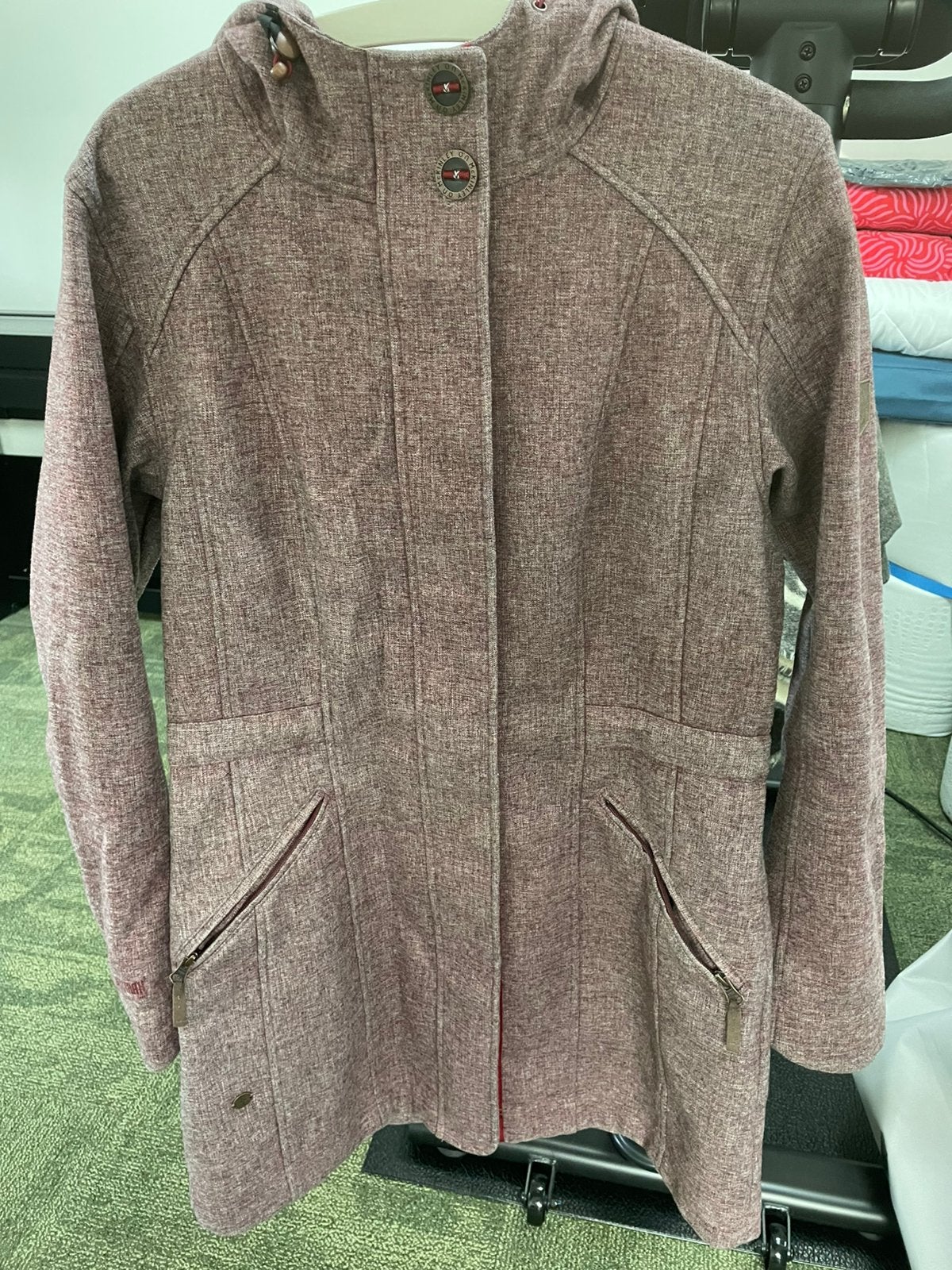 Mc Kinley damesjas herfst/winter,  gedragen, Kleding | Dames, Ophalen of Verzenden, Gedragen, Maat 38/40 (M), Rood