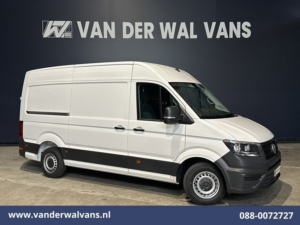 Volkswagen Crafter 2.0 TDI 141pk L3H3 L2H2 Euro6 Airco | Cam, Auto's, Bestelauto's, Voorwielaandrijving, Stof, Gebruikt, 4 cilinders