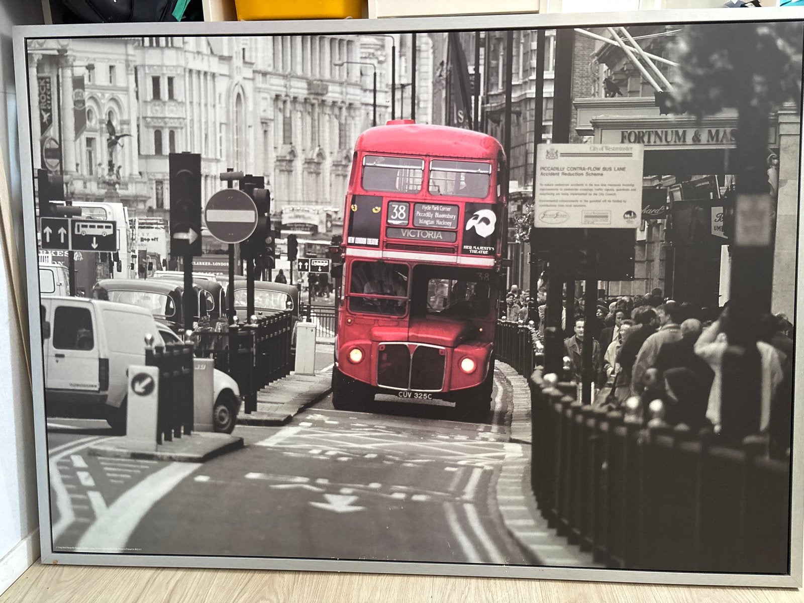 IKEA BJÖRKSTA Schilderij Londen Bus 140x100 cm, Ophalen of Verzenden