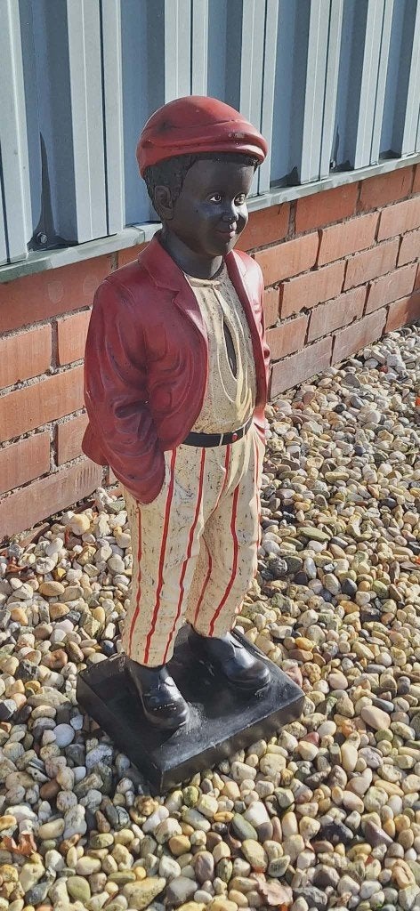 Mooi polyresin beeld van The Dandie of Dandy Jazz., Ophalen, Gebruikt, Mens