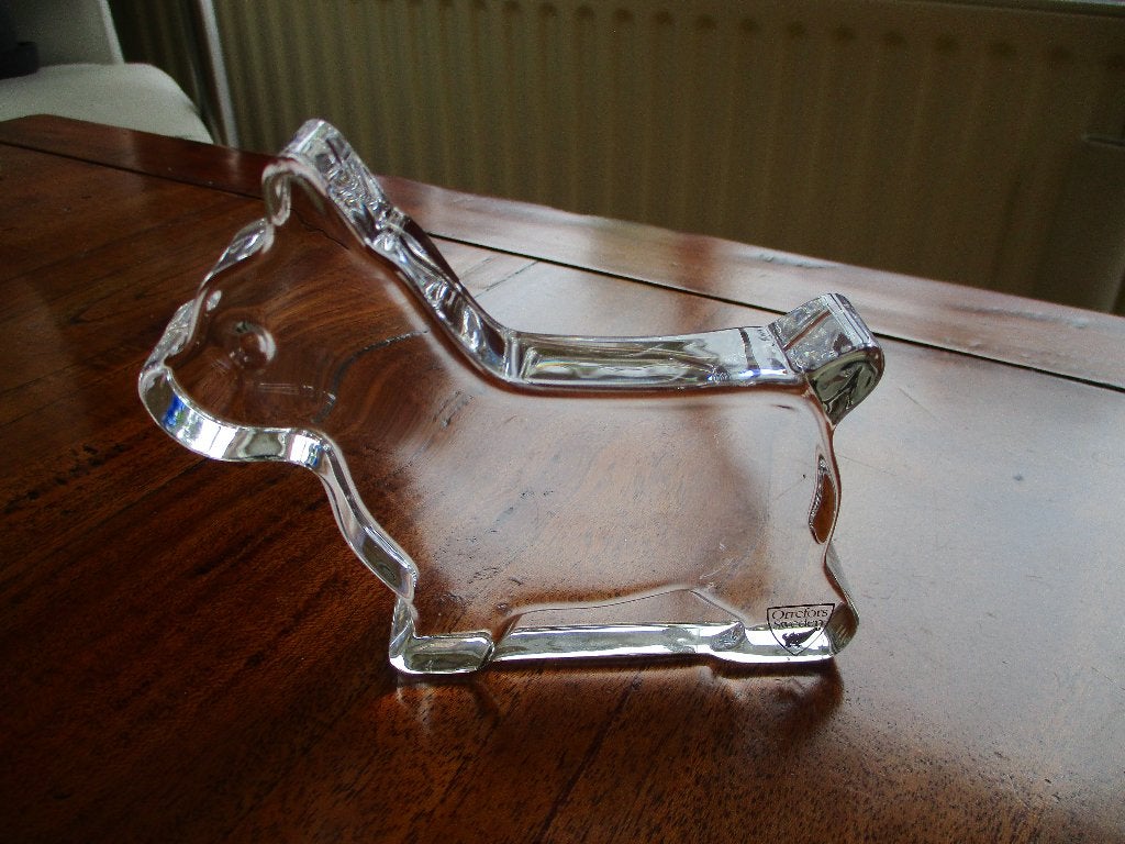 Örrefors - hond - kristal - Zweden, Ophalen of Verzenden, Nieuw, Glas