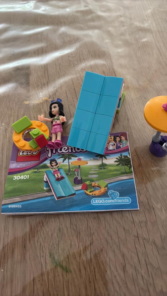 Lego friends 30401 mini set met waterglijbaan, Compleet, Lego, Friends, Ophalen of Verzenden