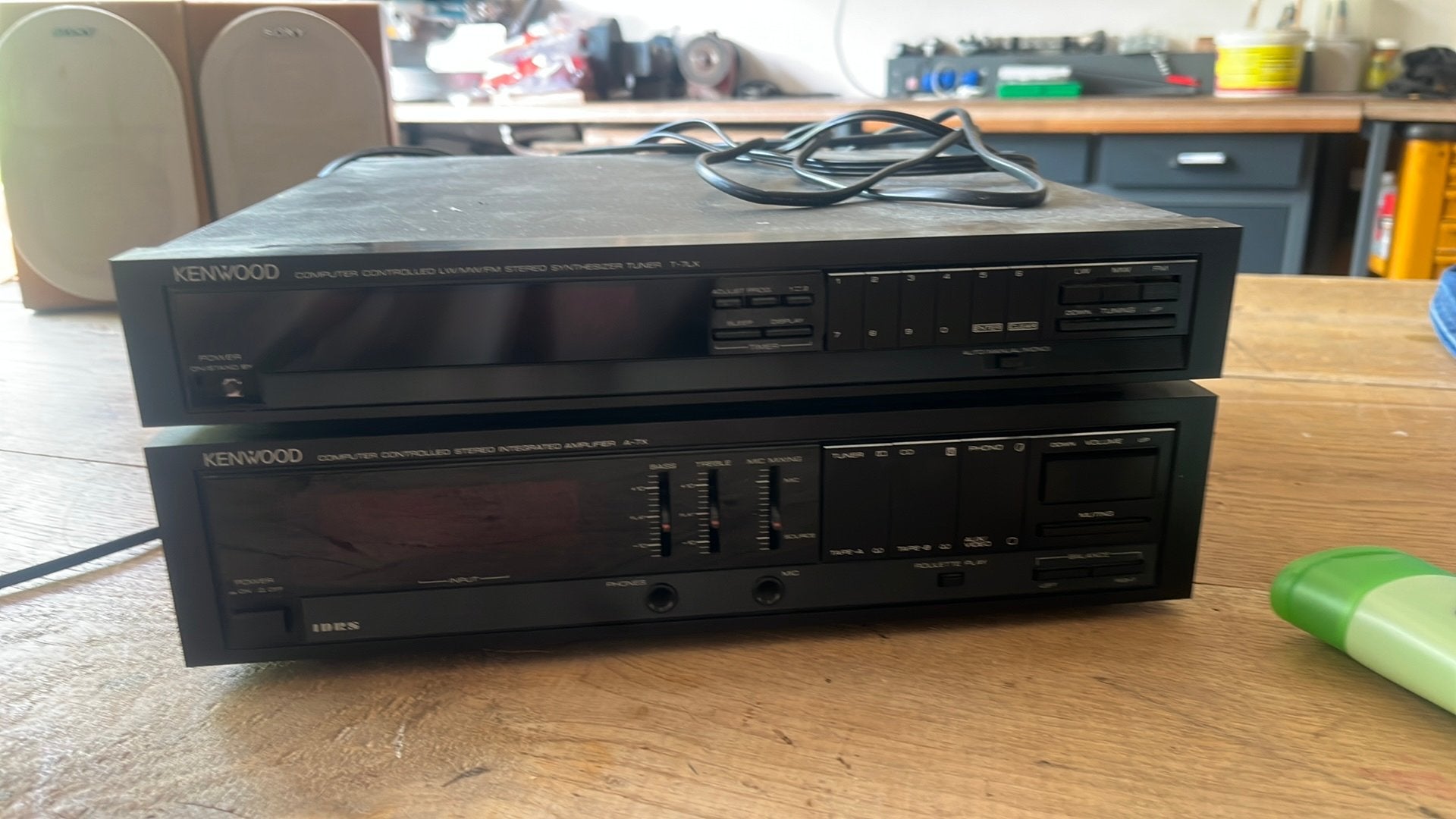 Kenwood t-7lx tuner en a7x versterker, Ophalen, Gebruikt, Tuner of Radio, Overige merken