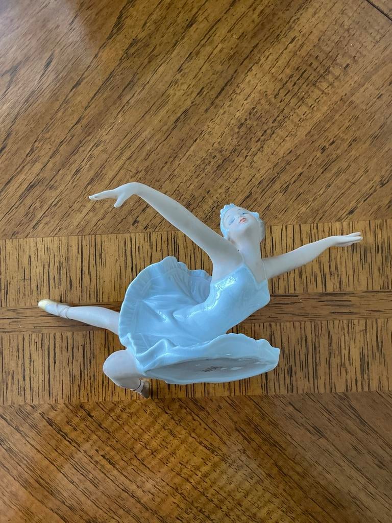 Vintage Porseleinen Ballerina Beeldje - Elegant Danseresje, Verzenden