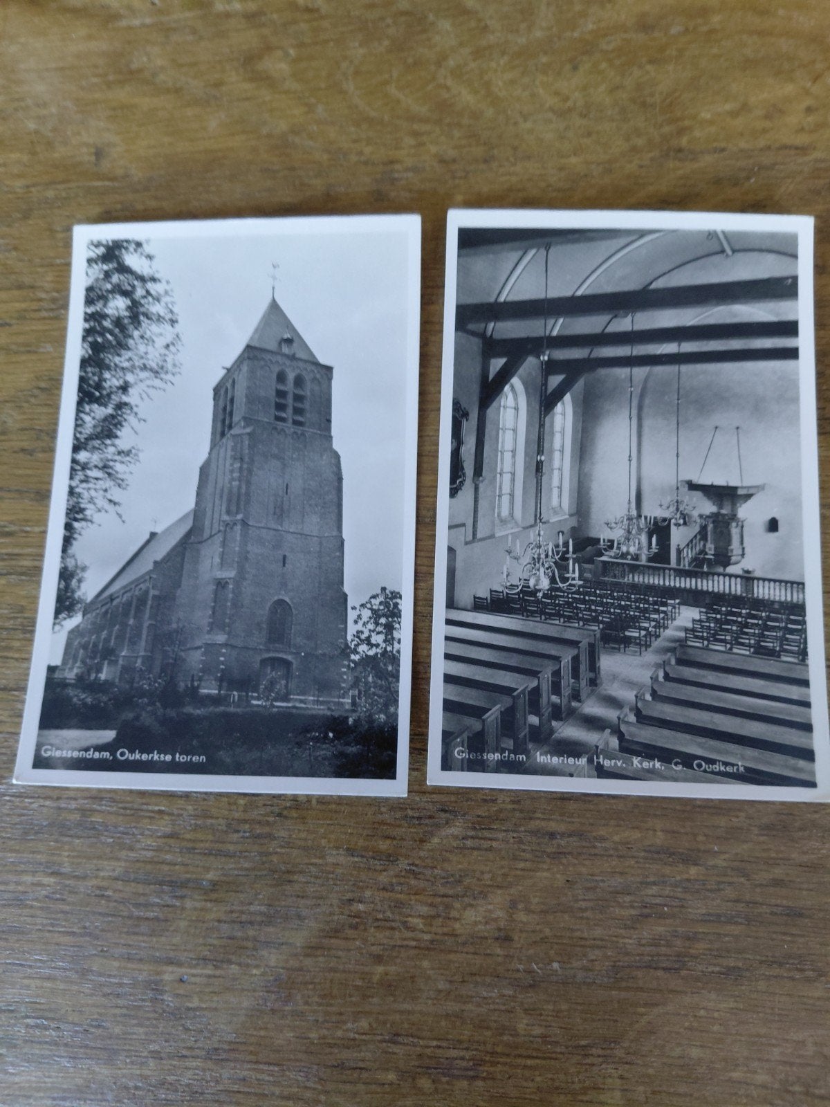 K 21.Giesendam kerk en interieur., Verzenden, 1940 tot 1960