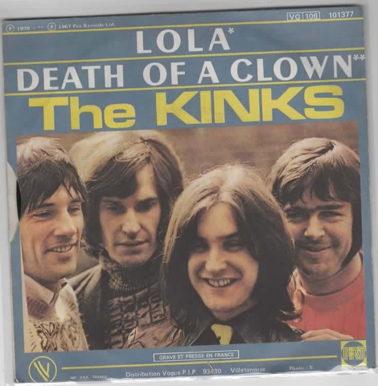 The Kinks- Lola/ Death of a Clown dubbelhit!!, Verzenden, 7 inch, Zo goed als nieuw, Pop