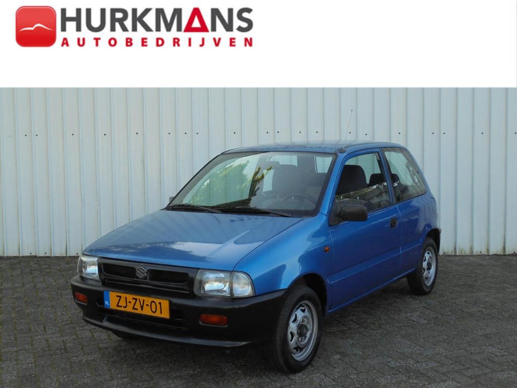 Suzuki Alto 1.0 GA 3DRS NL-AUTO APK TOT 03-2027 96.825 KM, Stof, Zwart, Blauw, Origineel Nederlands